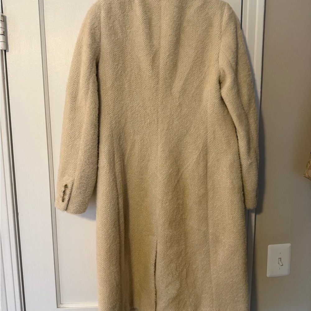 LOFT Cream Teddy Jacket - Picture 3 of 3
